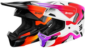 Casque cross Shot Furious Zebra 2027