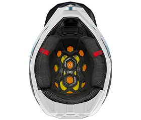Casque cross Shot Lite Challenger Bleu 2026 Dessous