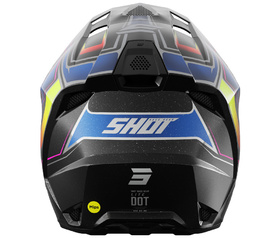 Casque cross Shot Lite Glory Noir 2027 Derrière