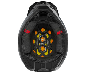 Casque cross Shot Lite S10 Noir-Gris 2026 Dessous