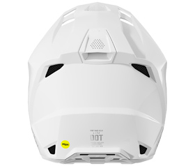Casque cross Shot Lite Solid Blanc 2026 Derrière
