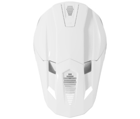 Casque cross Shot Lite Solid Blanc 2026 Dessus