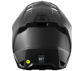 Casque cross Shot Lite Solid Noir 2026 Derrière