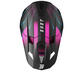Casque cross Shot Lite Volt Rose 2027 Dessus