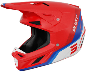 Casque cross Shot Speed Atomic Rouge 2026