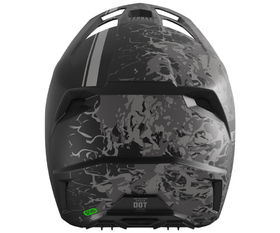 Casque cross Shot Speed Battle Noir 2026 Derrière