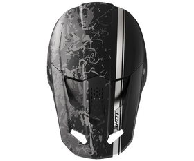 Casque cross Shot Speed Battle Noir 2026 Dessus