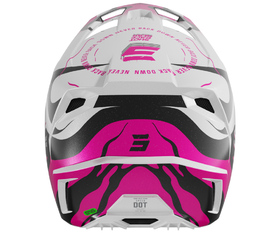 Casque cross Shot Speed Beast Rose 2026 Derrière