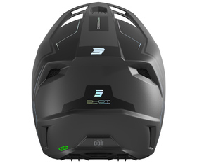 Casque cross Shot Speed Fury Gris 2026 Derrière