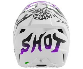 Casque cross Shot Speed Ghost Violet 2026 Derrière