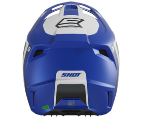Casque cross Shot Speed Hybrid Bleu 2026 Derrière