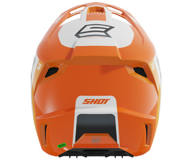 Casque cross Shot Speed Hybrid Orange 2026 Derrière