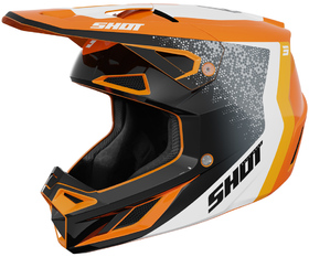 Casque cross Shot Speed Hybrid Orange 2026