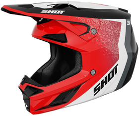 Casque cross Shot Speed Hybrid Rouge 2026