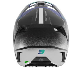 Casque cross Shot Speed Olymp Bleu 2026 Derrière