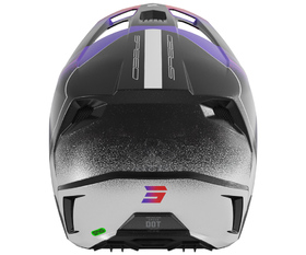 Casque cross Shot Speed Olymp Violet 2026 Derrière