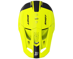Casque cross Shot Speed S Jaune Fluo 2027 Dessus