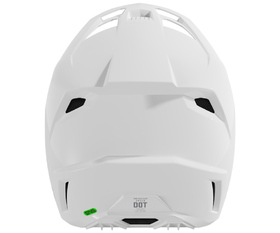 Casque cross Shot Speed Solid Blanc 2026 Derrière