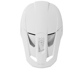 Casque cross Shot Speed Solid Blanc 2026 Dessus