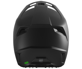 Casque cross Shot Speed Solid Noir 2026 Derrière