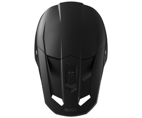 Casque cross Shot Speed Solid Noir 2026 Dessus