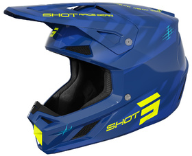 Casque cross Shot Speed Tiger Bleu 2027