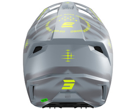 Casque cross Shot Speed Tiger Gris 2027 Derrière