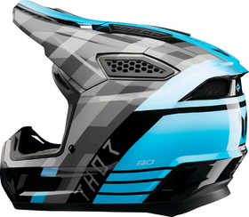 Casque cross Thor Fleet Camber Teal 2027 Côté