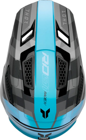 Casque cross Thor Fleet Camber Teal 2027 Dessus