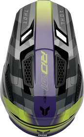 Casque cross Thor Fleet Camber Violet 2027 Dessus