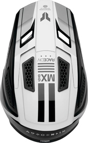 Casque cross Thor Fleet Defy Noir 2027 Dessus