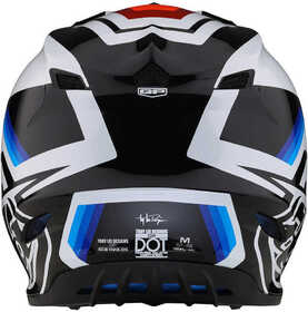 Casque cross Troy Lee Designs GP Apex Blanc 2023 Derrière