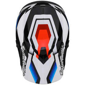 Casque cross Troy Lee Designs GP Apex Blanc 2023 Dessus