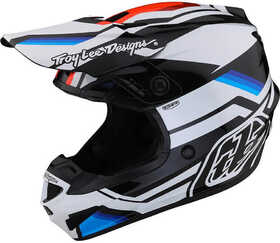 Casque cross Troy Lee Designs GP Apex Blanc 2023