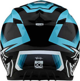 Casque cross Troy Lee Designs GP Apex Bleu 2023 Derrière