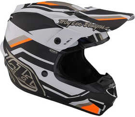 Casque cross Troy Lee Designs GP Apex Gris 2023 Côté