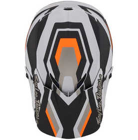 Casque cross Troy Lee Designs GP Apex Gris 2023 Dessus