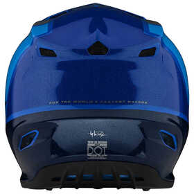 Casque cross Troy Lee Designs GP Nova Bleu Derrière