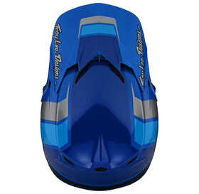 Casque cross Troy Lee Designs GP Nova Bleu Dessus