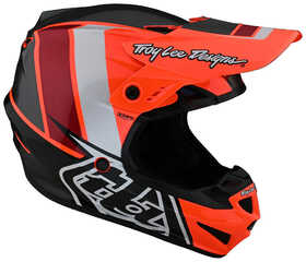 Casque cross Troy Lee Designs GP Nova Orange Côté