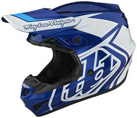 Casque cross Troy Lee Designs GP Overload Bleu