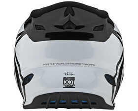 Casque cross Troy Lee Designs GP Overload Noir Derrière