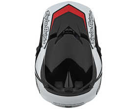 Casque cross Troy Lee Designs GP Overload Noir Dessus