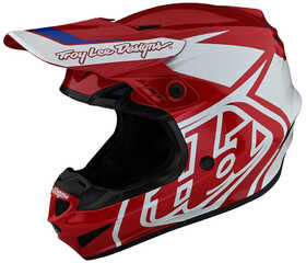 Casque cross Troy Lee Designs GP Overload Rouge