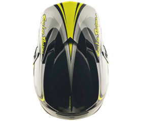 Casque cross Troy Lee Designs GP Pro Crossover Jaune Fluo 2026 Dessus