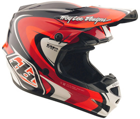 Casque cross Troy Lee Designs GP Pro Crossover Rouge 2026 Côté