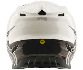 Casque cross Troy Lee Designs GP Pro Mono Noir-Beige 2026 Derrière