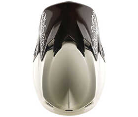 Casque cross Troy Lee Designs GP Pro Mono Noir-Beige 2026 Dessus