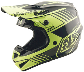 Casque cross Troy Lee Designs GP Pro Segment Jaune Fluo 2026