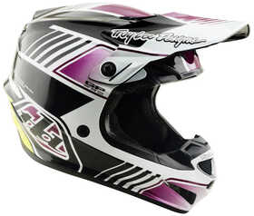 Casque cross Troy Lee Designs GP Pro Segment Violet 2026 Côté